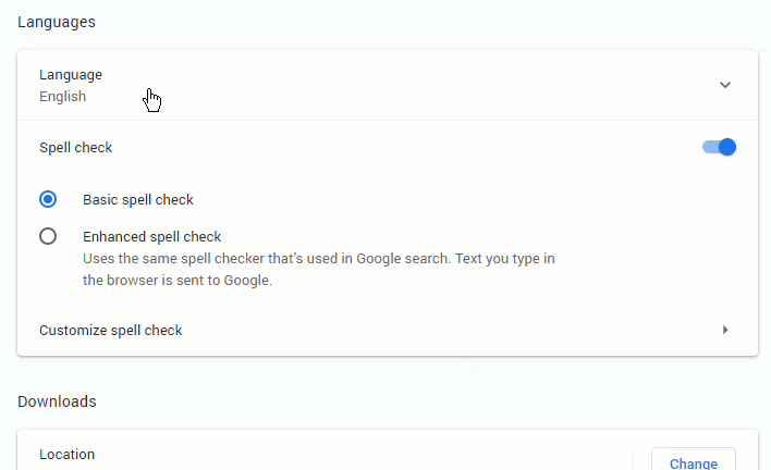 Adding a new language preference to Chrome settings