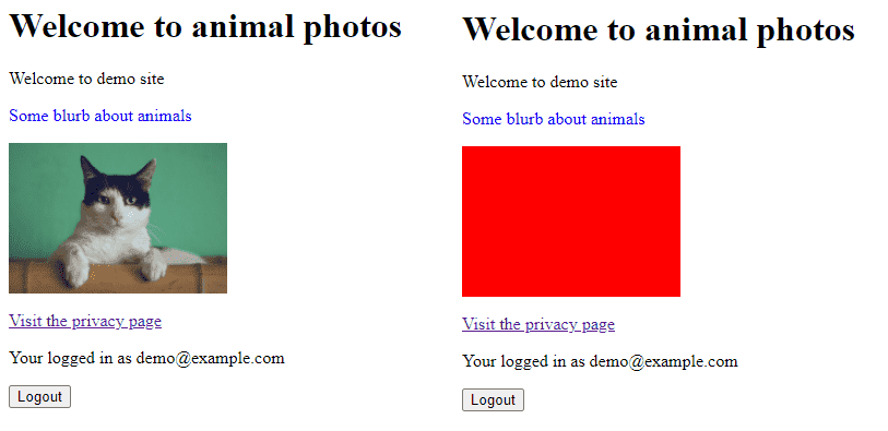 Before and after image for this change.