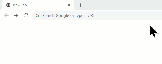 GIF showing how to use the conversion shortcut