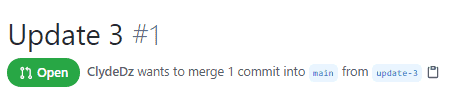 An image showing the pull request details in GitHub.