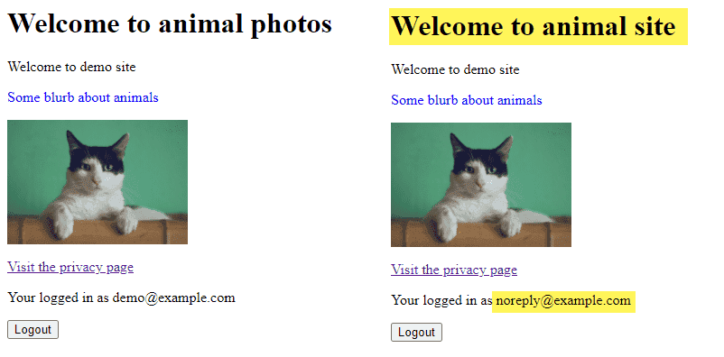 Before and after image for this change.