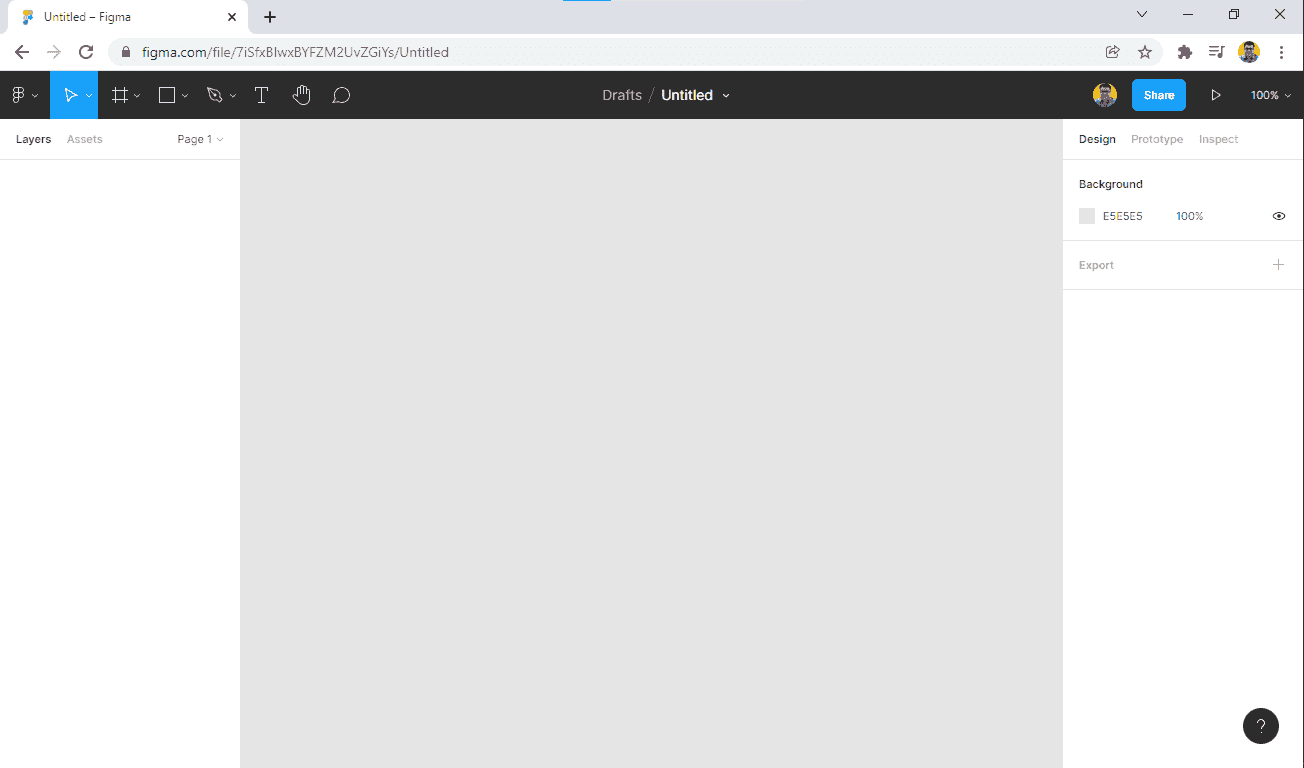 Screenshot of the Figma editor.
